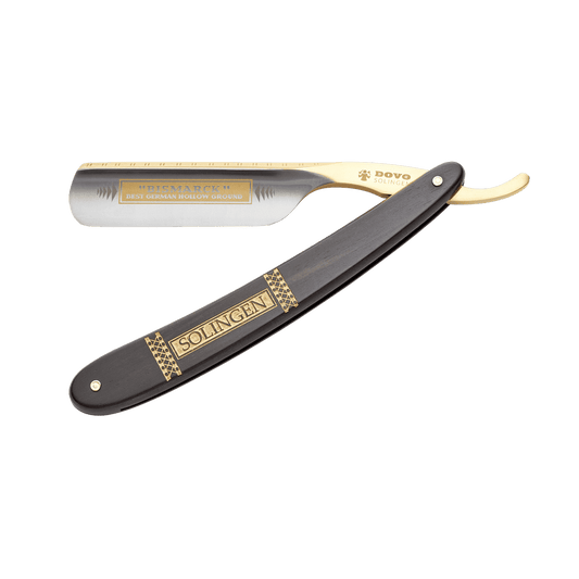 Dovo Ebony Wood Shave Ready Bismarck 6/8" Straight Razor #26810 Sold by GENTS