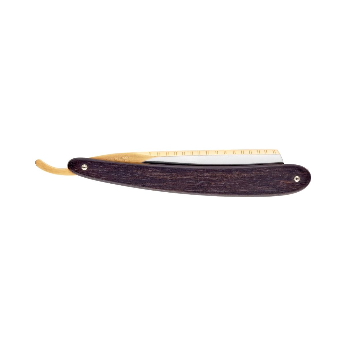 Dovo Ebony Wood Shave Ready Bismarck 6/8" Straight Razor #26810 Sold by GENTS