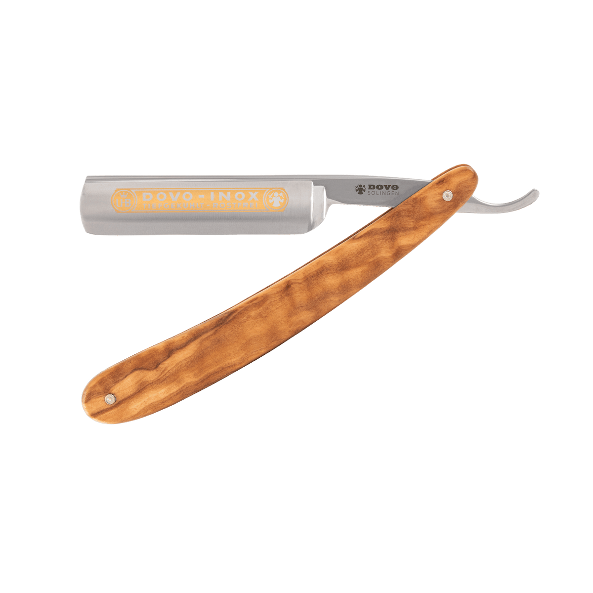 DOVO INOX 5/8" Olivewood Handle Straight Razor #415875 Sold by GENTS