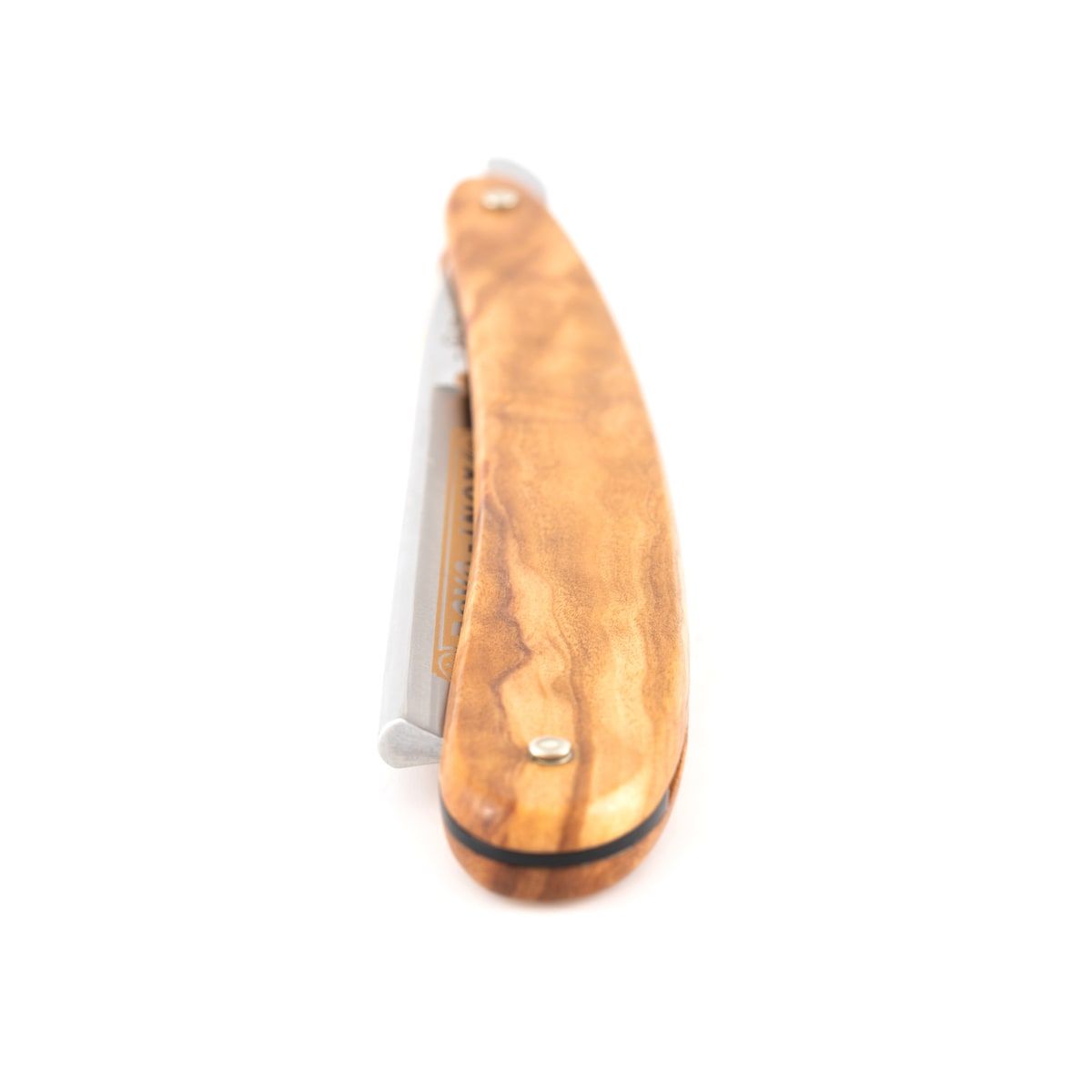 DOVO INOX 5/8" Olivewood Handle Straight Razor #415875 Sold by GENTS