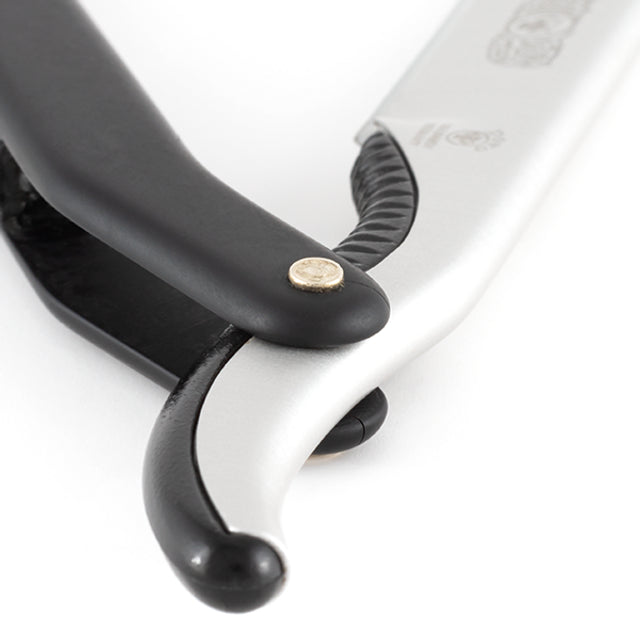Dovo Silver Colored Aluminium and Stainless Steel Shavette #201087 Sold by GENTS