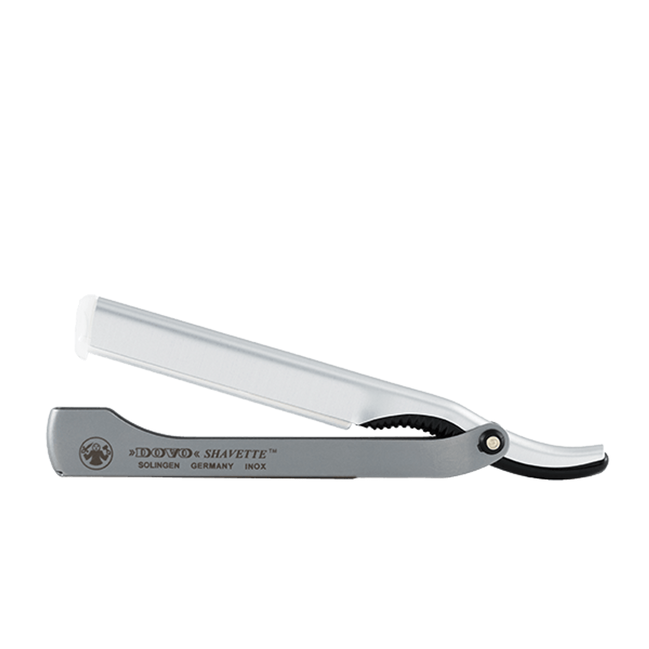 Dovo Silver Colored Aluminium and Stainless Steel Shavette #201087 Sold by GENTS