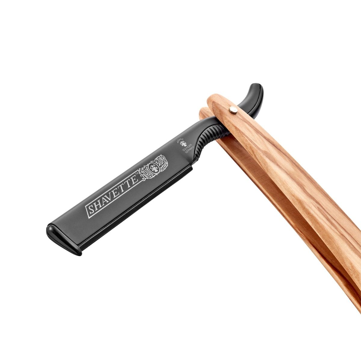 Dovo - SHAVETTE Straight Razor, Olive Wood #201071 Sold by GENTS