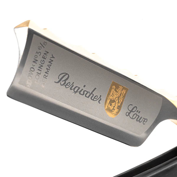 Dovo 6/8" Carbon Ebony Steel Luxury Straight Razor #36830 Sold by GENTS