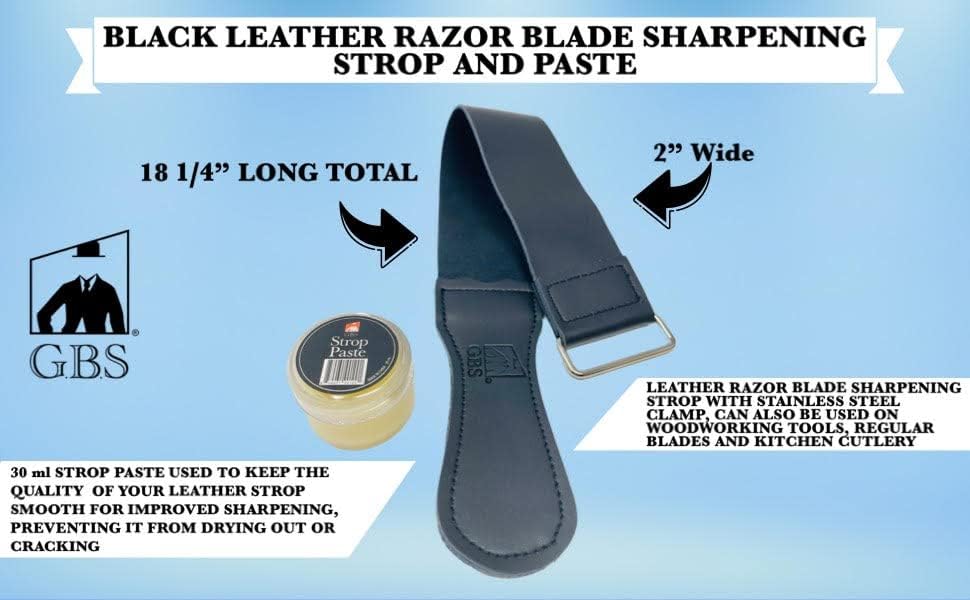 Gift Set Complete Men’s Wooden Shaving kit – 6/8" Straight Razor, Shaving Brush, Soap, Bowl & Stand – Premium Wet Shaving GENTS