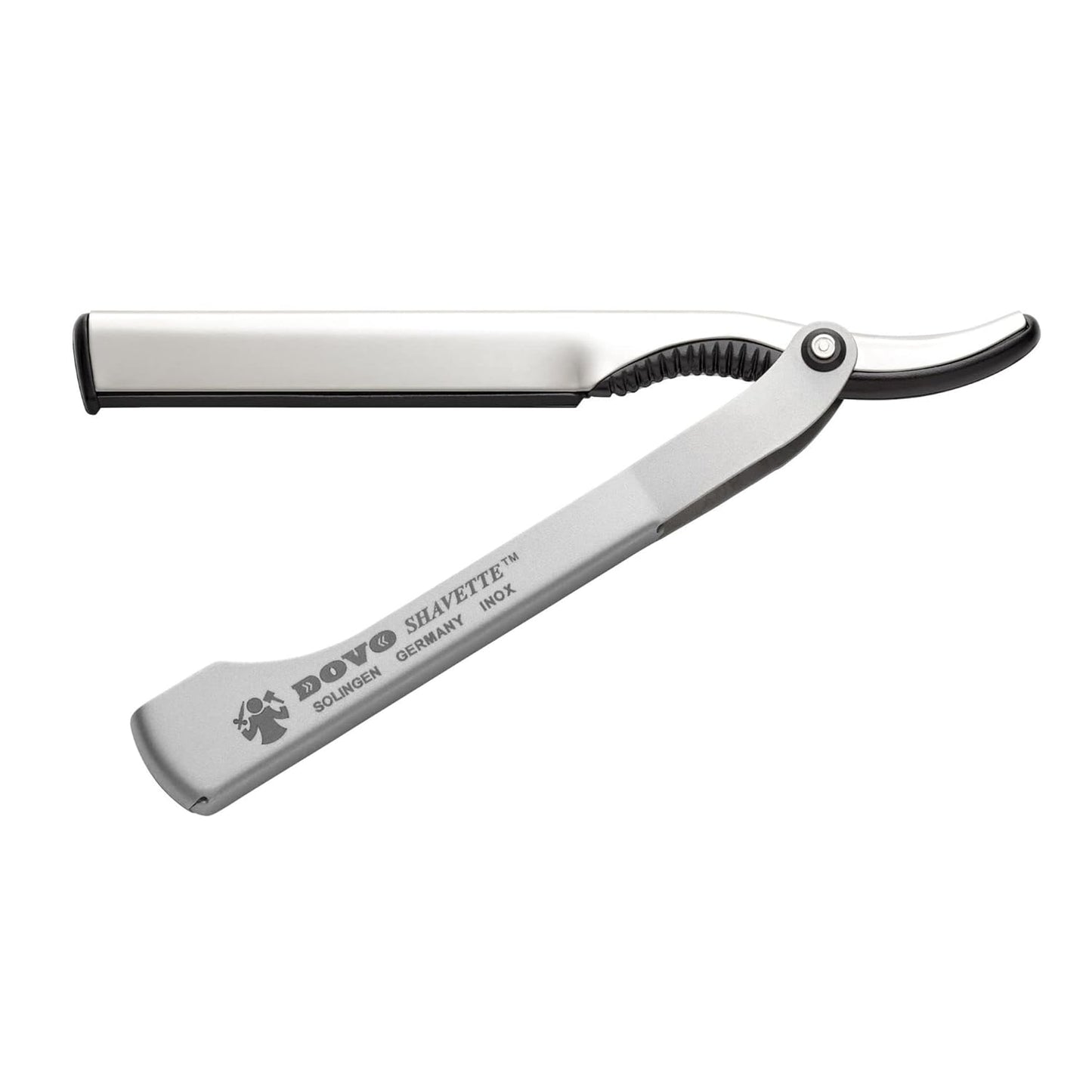Dovo Silver Colored Aluminium and Stainless Steel Shavette #201087 Sold by GENTS