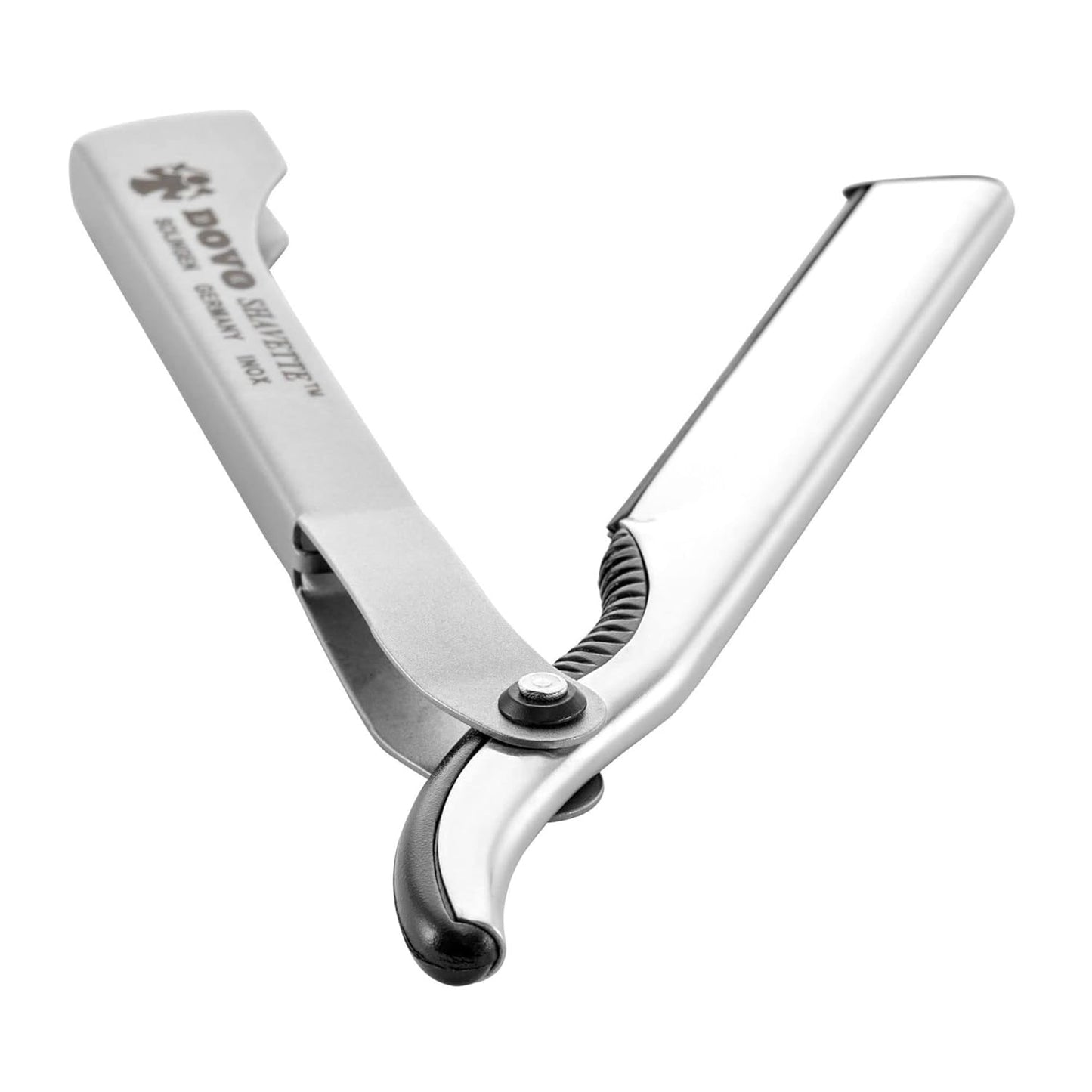 Dovo Silver Colored Aluminium and Stainless Steel Shavette #201087 Sold by GENTS
