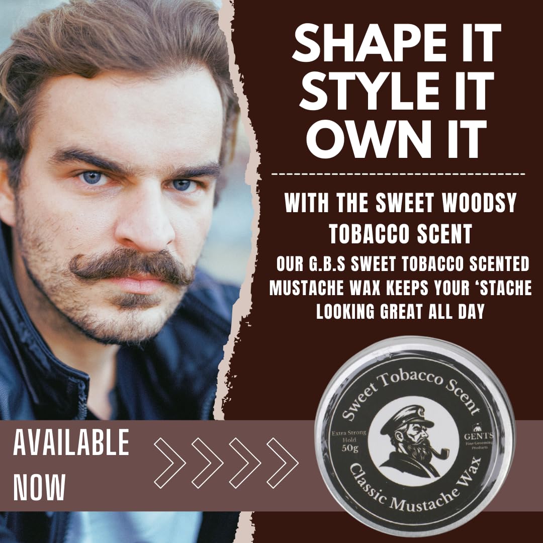 Gents Mustache Wax – Strong Hold