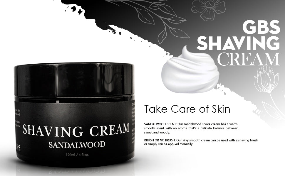 Shave Cream GENTS - Sandalwood Shave Cream 4 oz