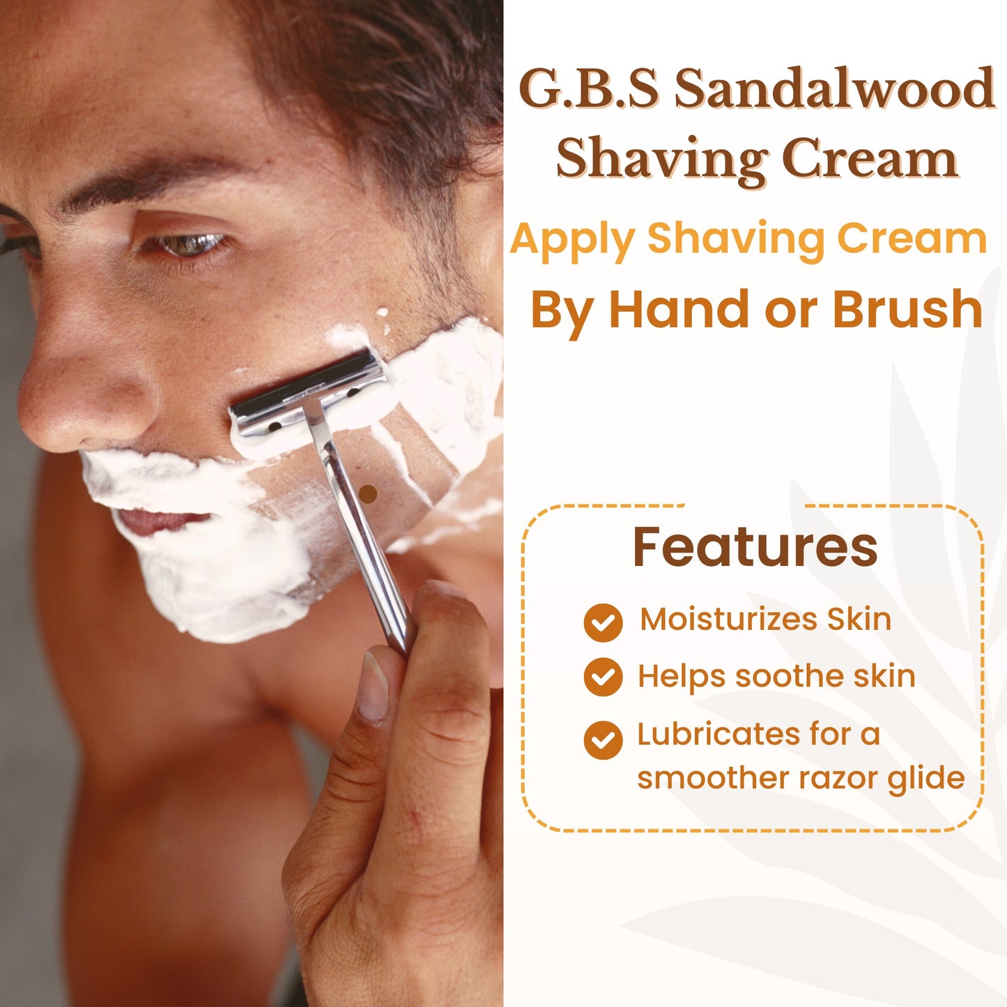 Shave Cream GENTS - Sandalwood Shave Cream 4 oz