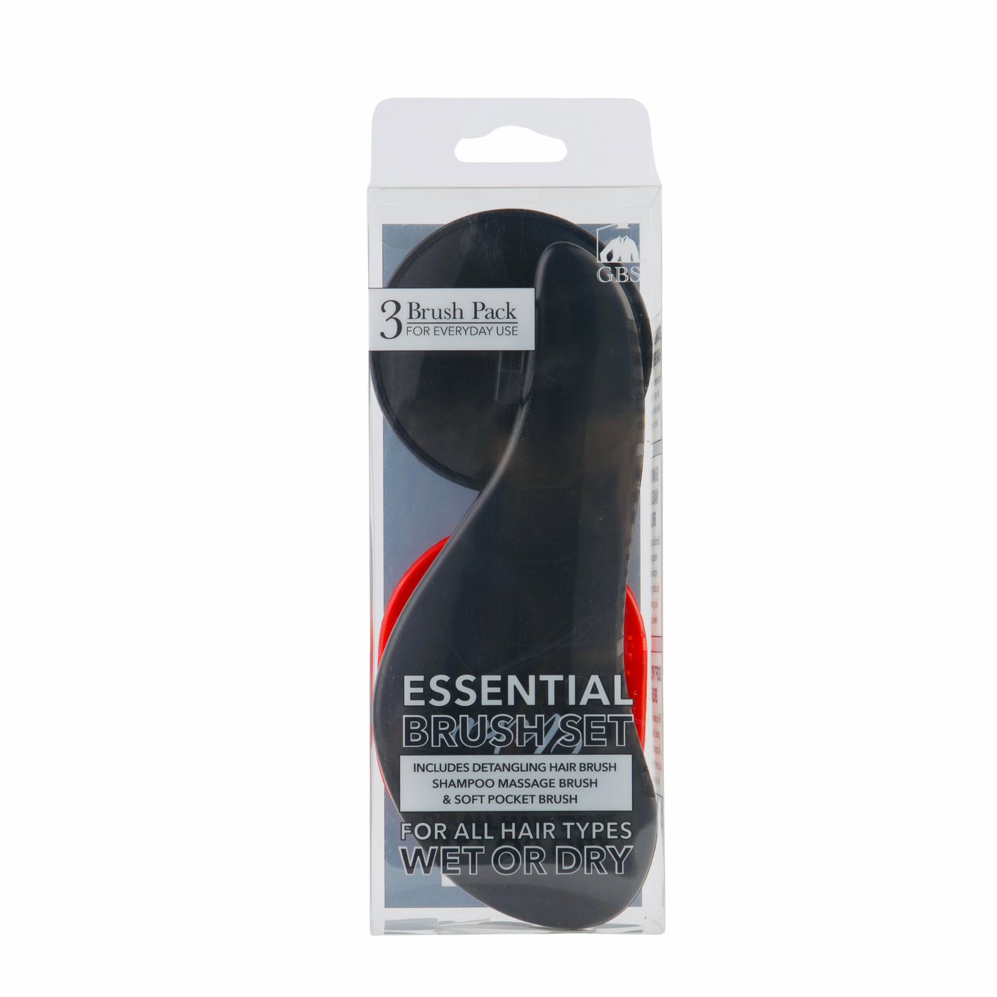 Gents Wave Detangling Brush Set for Curly Hair, Thick, Straight & Natural Hair