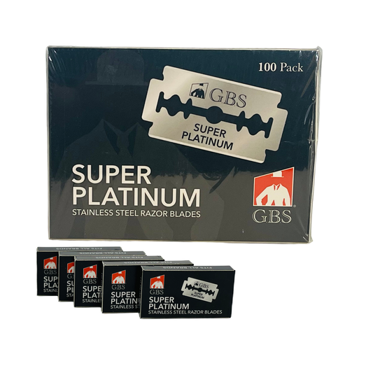 Razor Blades Refill GENTS - 100 Count Super Platinum Men’s DE Blades