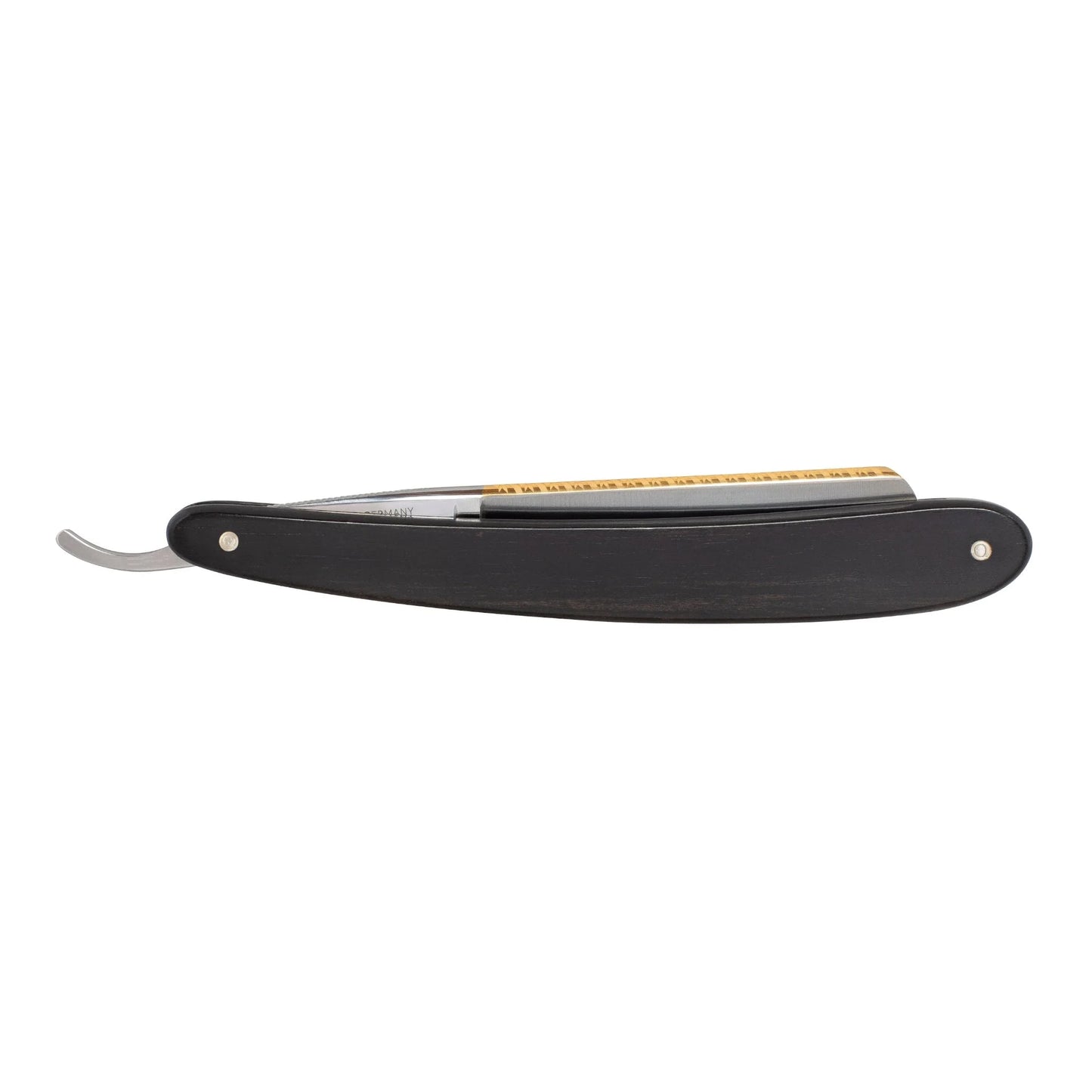 Dovo Straight Razor 5/8" Carbon Steel with Ebony - Prima Silver Steel #4580 Sold by GENTS
