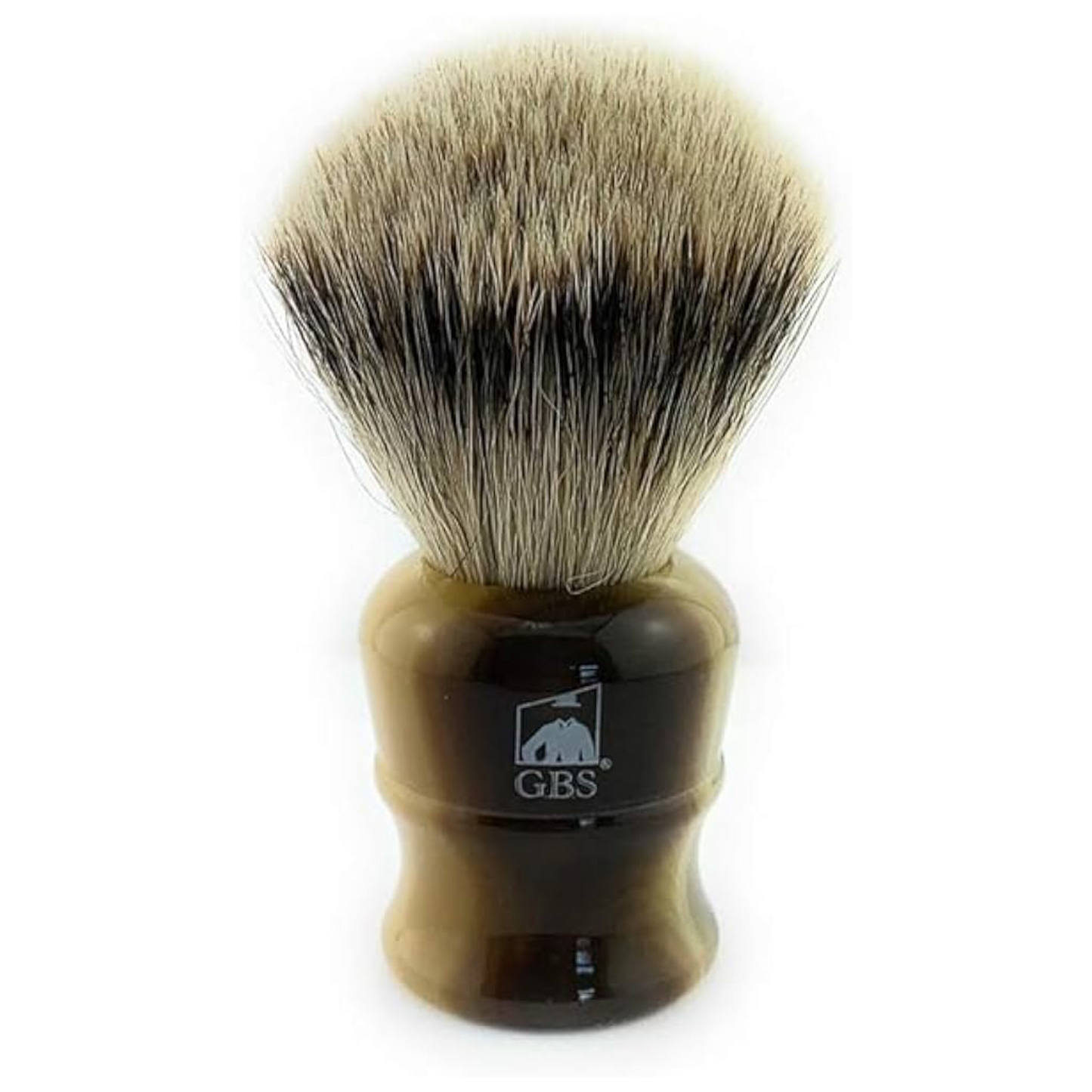Silvertip Badger Shaving Brush Silvertip Badger – 24mm Knot, 4” Tall – Resin Handle – Premium Wet Shaving Brush for Rich Lather & Smooth Shave Horn or Black Handle GENTS