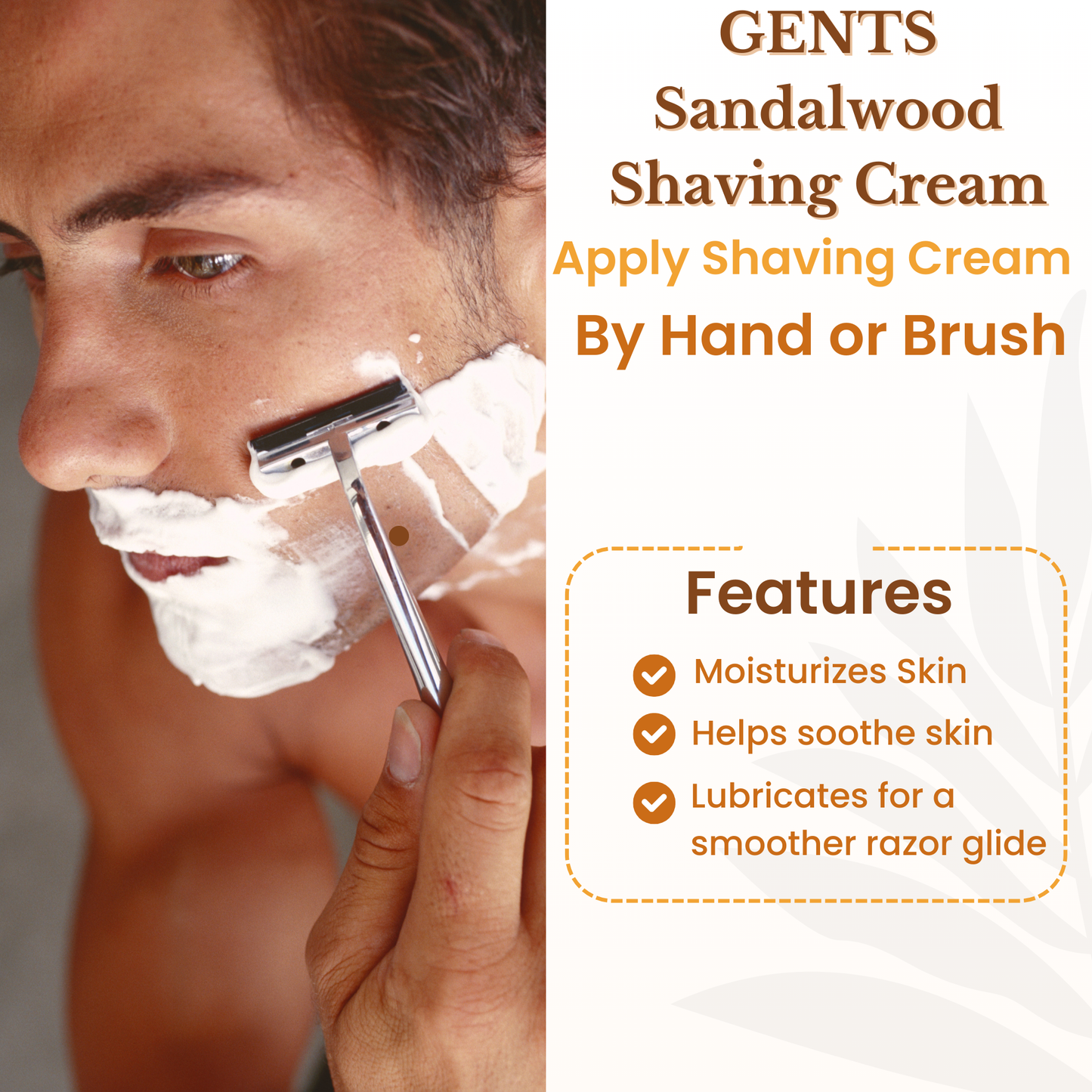 GENTS TRAVEL SHAVING KIT - SYNTHETIC BRUSH, 4 oz SANDALWOOD SHAVING CREAM + 2 oz AFTERSHAVE BALM + TRAVEL CANNISTER