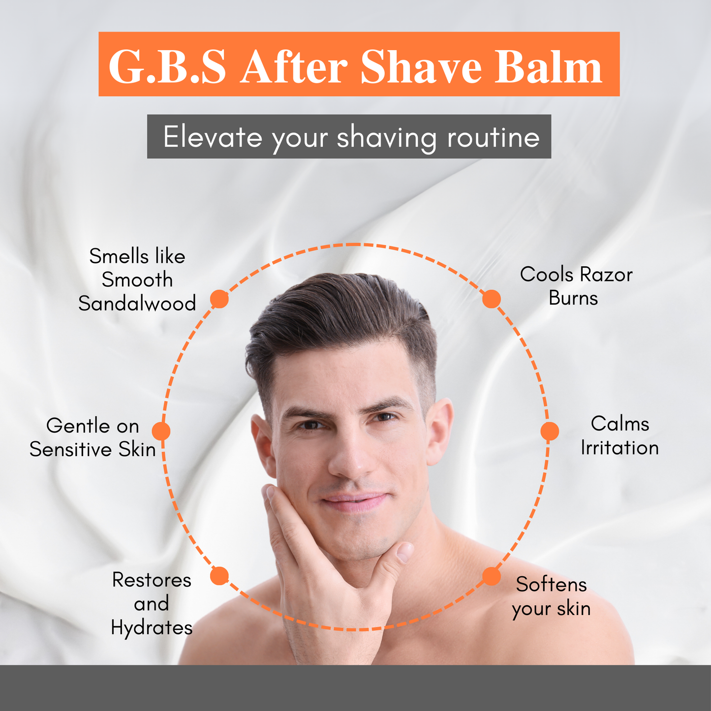 Aftshave Balm GENTS - 5 oz Tube with Box Sandalwood or Lavender and Citrus