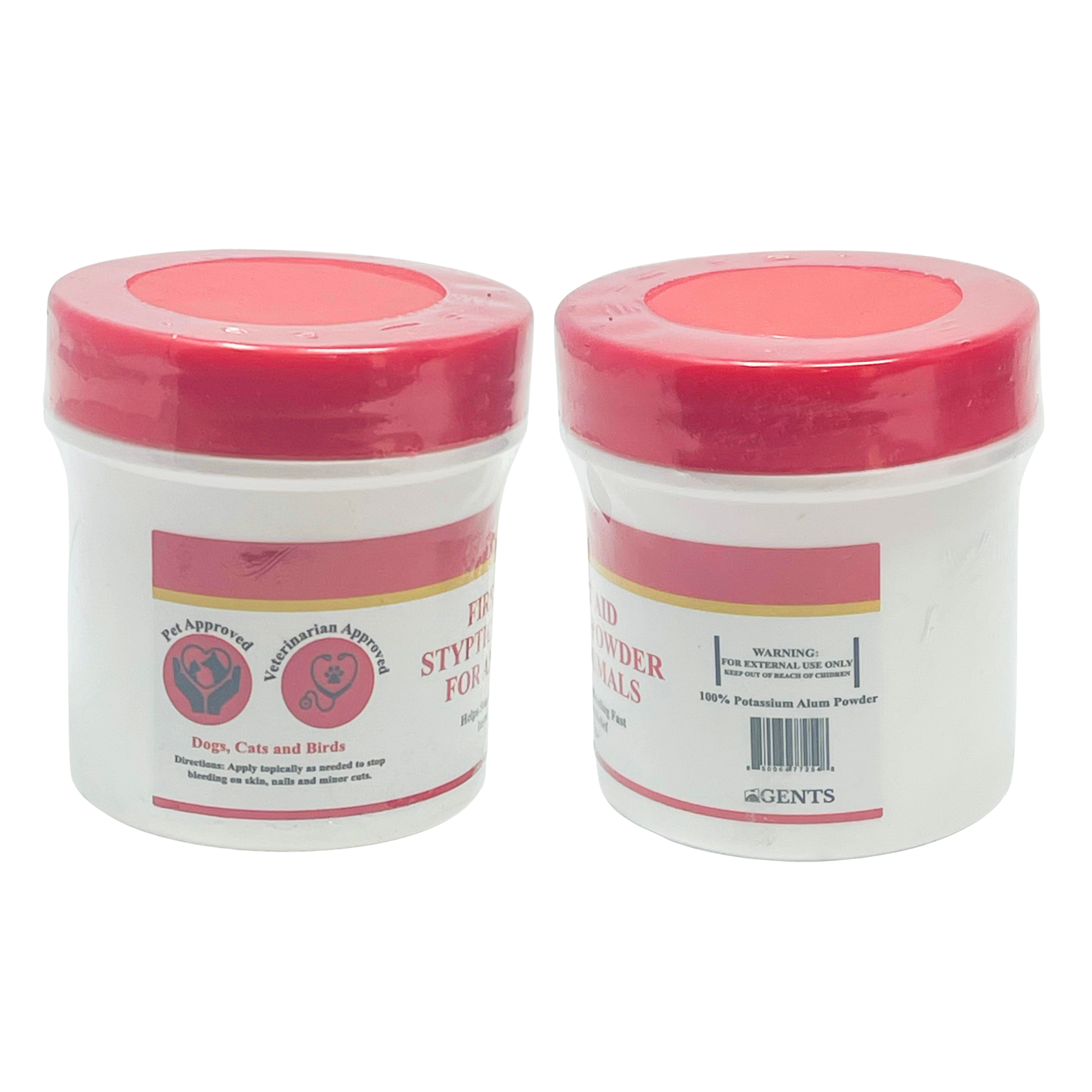 First Aid Styptic Powder for Animals Stops bleeding Instantly for Trimming Pet Nails 1 Ounce Gents