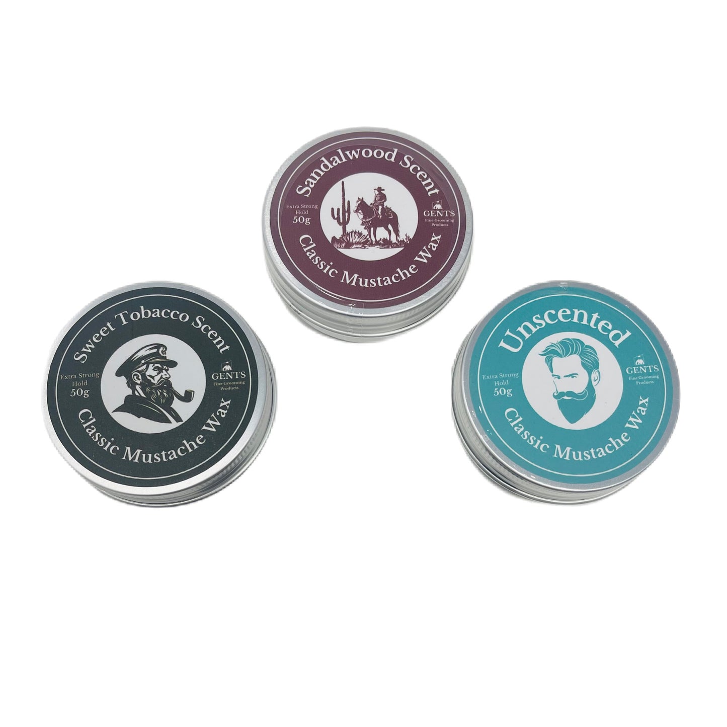 Gents Mustache Wax – Strong Hold