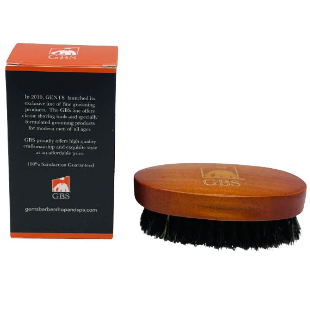 Beard Brush GENTS - Travel Sized 100% Boar Bristle Beard Brush