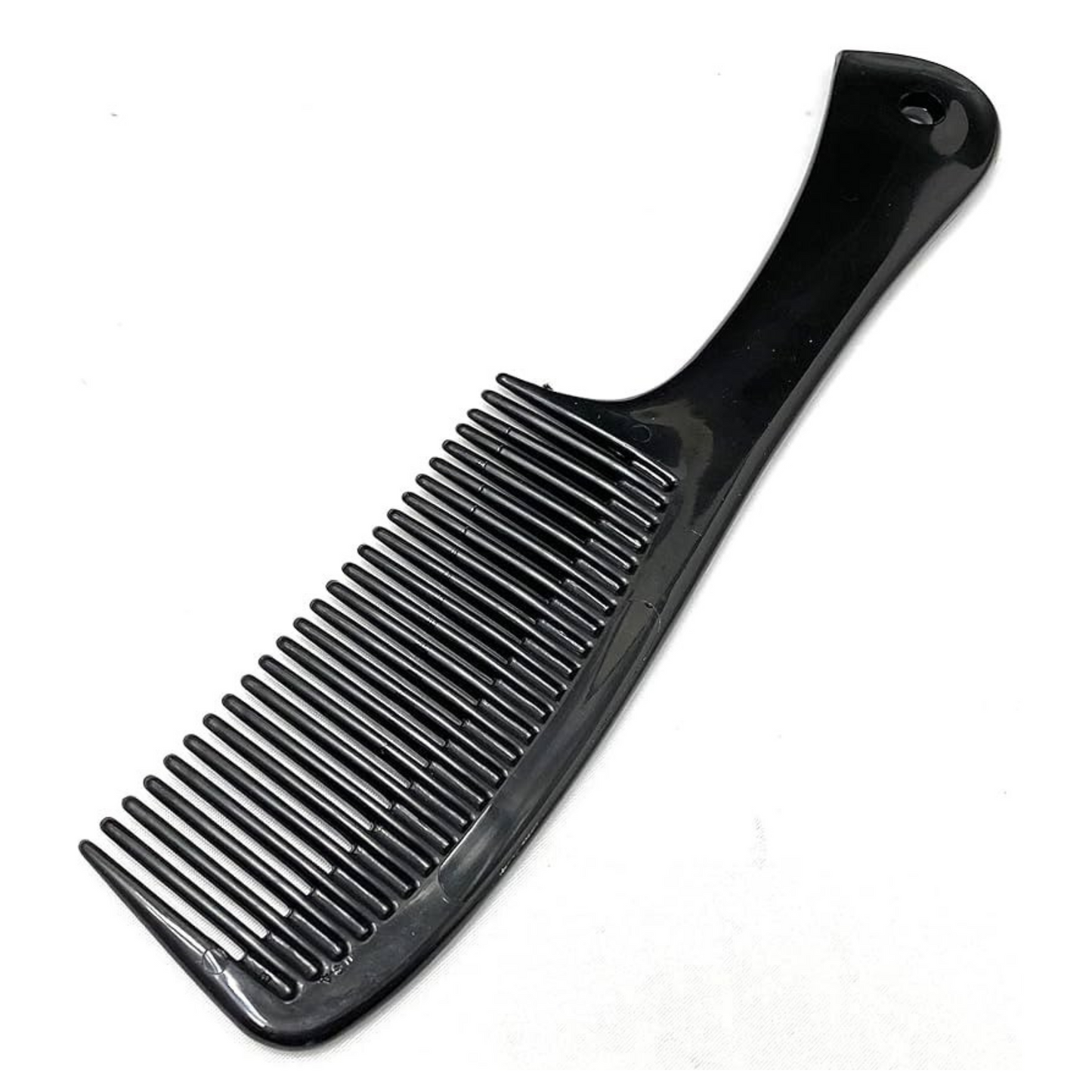 GENTS Plastic Detangler Comb 9" Made in the USA