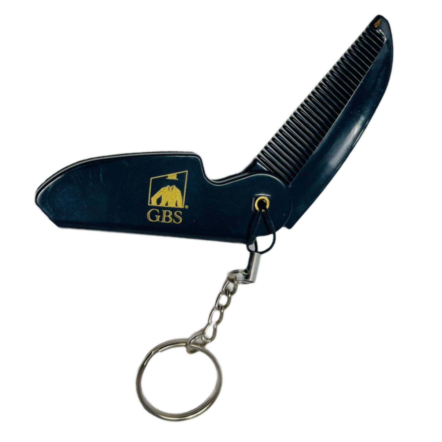 Comb GENTS - Folding Beard Comb for Men - Handmade Keychain Mustache Comb - Portable Pocket Travel Comb for Grooming & Combing Hair, Beards and Mustaches