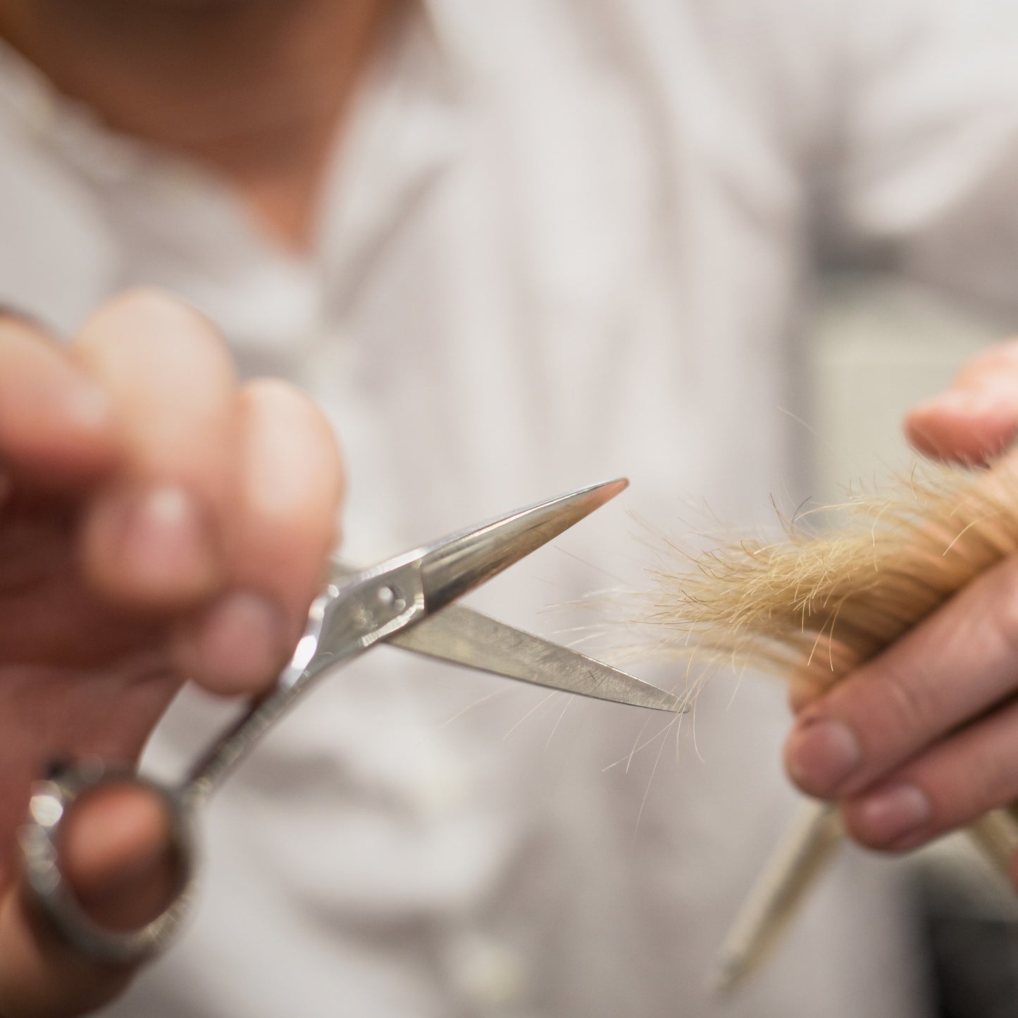 GENTS 4" Stainless Steel Beard and Mustache Scissors Professional Sharp Surgical Grade Steel for Trimming, Grooming, Cutting Mustache, Beards & Eyebrows Hair