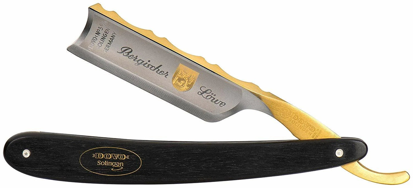 Dovo 6/8" Carbon Ebony Steel Luxury Straight Razor #36830 Sold by GENTS