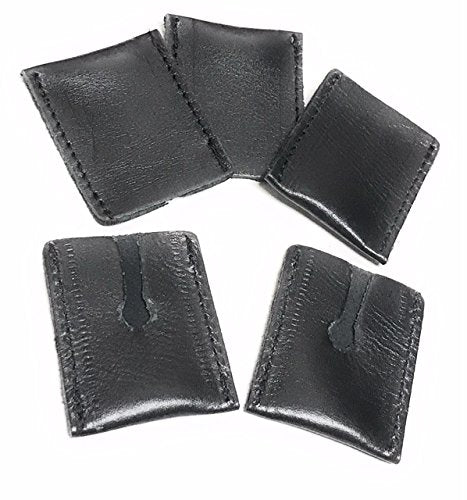GENTS Leather Double Edge Safety Razor Head Protective Sheath, Travel Cover, Pack of 5