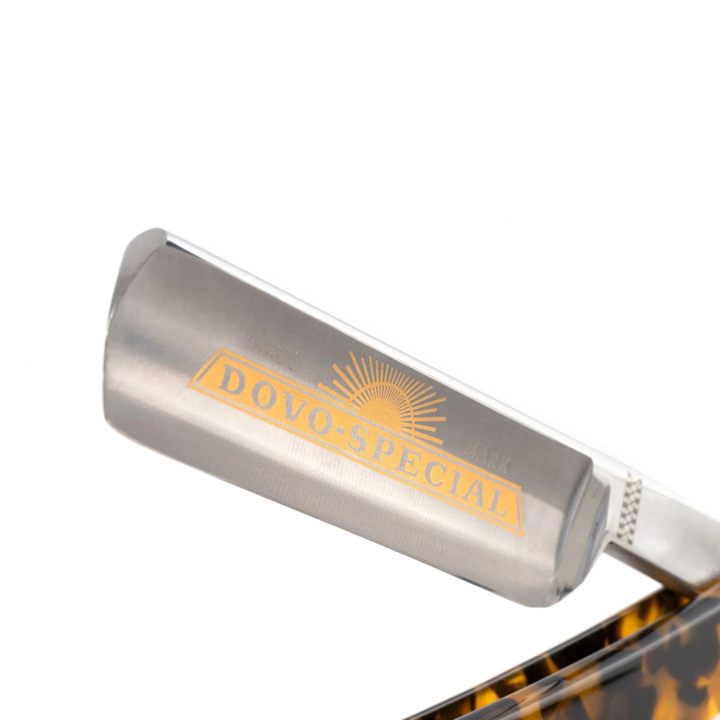 Dovo - "Special 1516" Straight Razor, Imitation Tortoise Shell Handle, Round Point, 5/8" Sold by GENTS