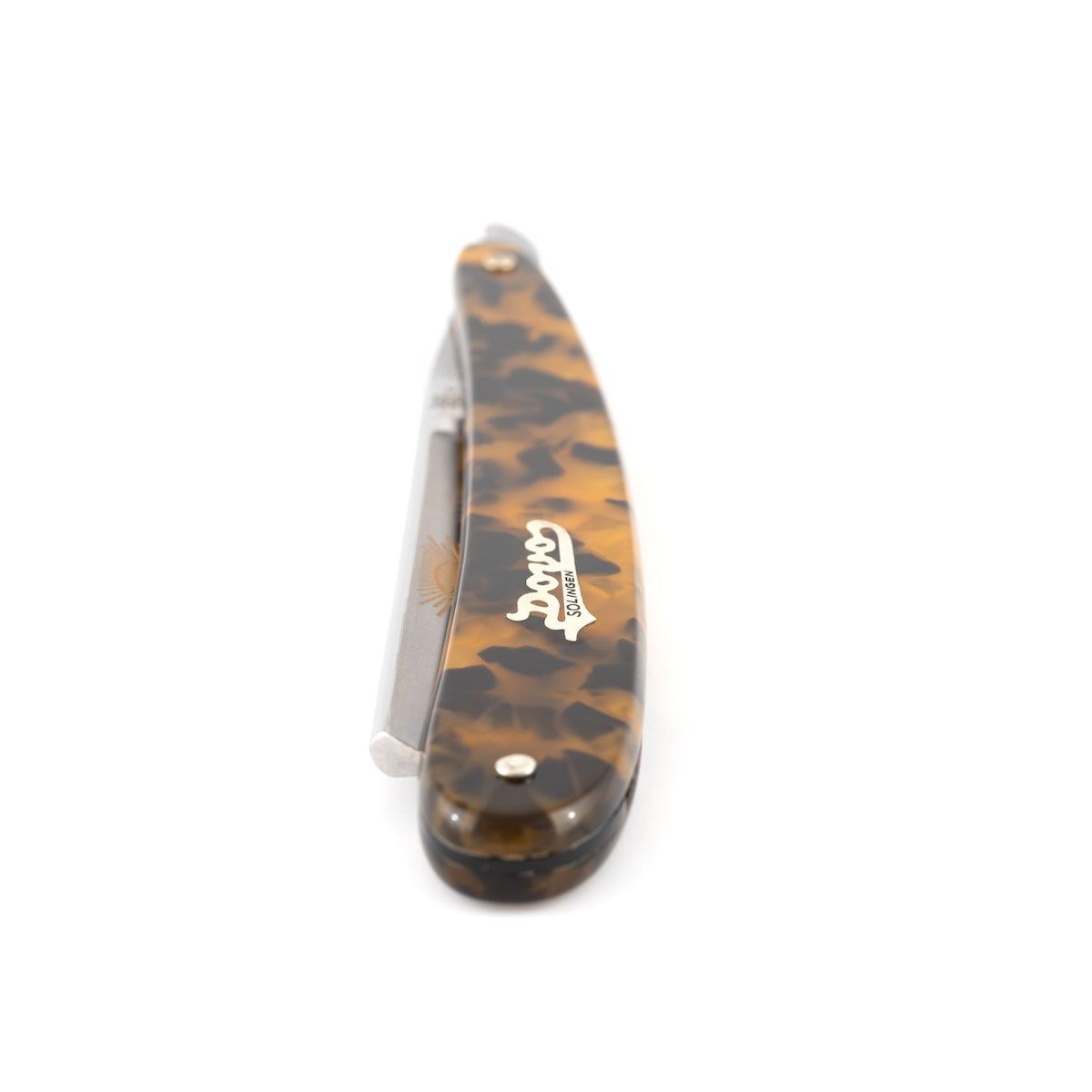 Dovo - "Special 1516" Straight Razor, Imitation Tortoise Shell Handle, Round Point, 5/8" Sold by GENTS