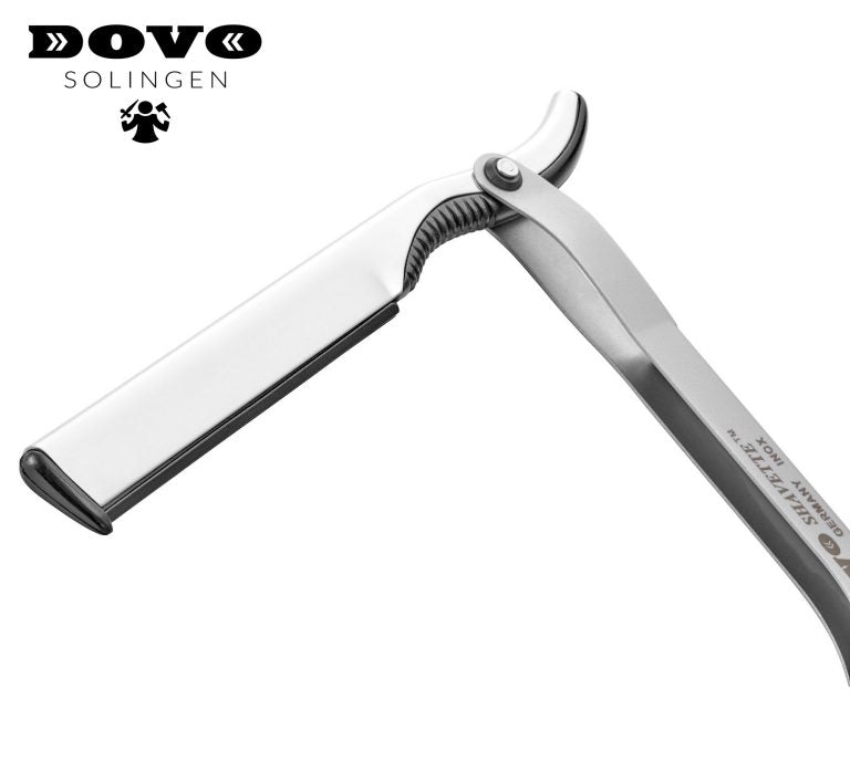 Dovo Silver Colored Aluminium and Stainless Steel Shavette  #201087 Sold by GENTS