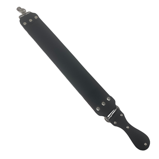 GENTS 26" Black and Maroon Razor Sharpening Shaving Strop