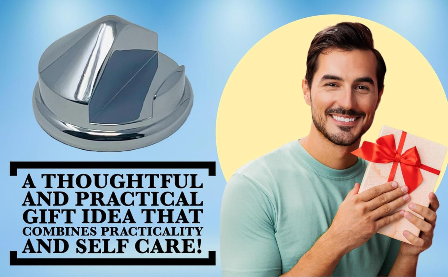 GENTS Heavy Duty Chrome Base Shaving Razor Stand (stand Only)