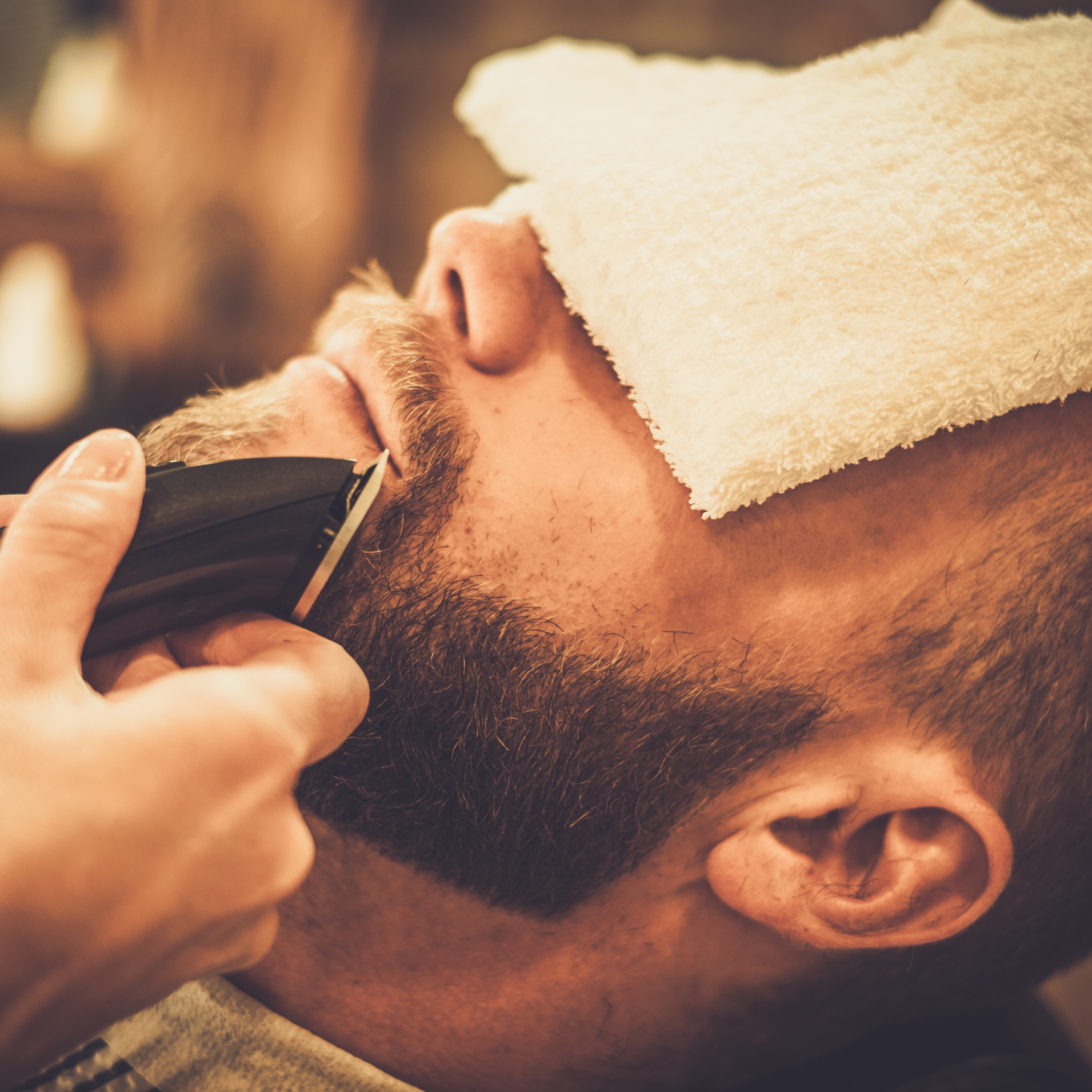 GENTS Barbershop Steam Towel – 100% Cotton Pre-Shave Hot Towel for Men, Soft & Super Absorbent Spa Washcloth – 12” x 16” Heavy Duty Quick-Dry (PACK OF 3)