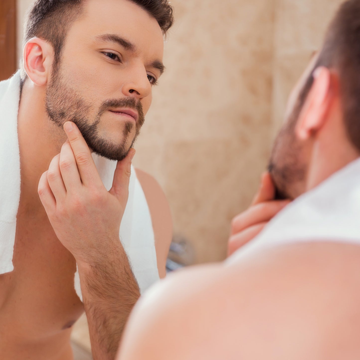 GENTS Barbershop Steam Towel – 100% Cotton Pre-Shave Hot Towel for Men, Soft & Super Absorbent Spa Washcloth – 12” x 16” Heavy Duty Quick-Dry (PACK OF 3)