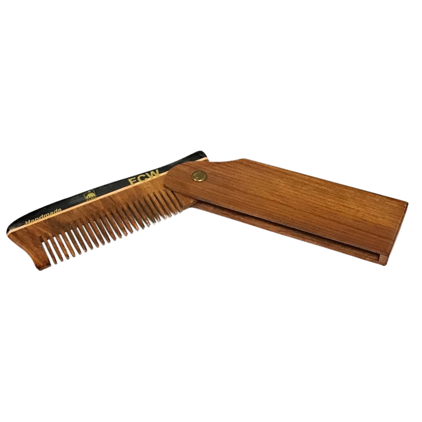 Comb FCW Wood Folding Beard & Hair Styling Comb GENTS