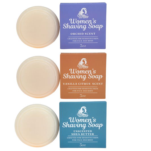 Shaving Soap for Women Natural Shea Butter Infused – Long Lasting, Moisturizing Lather – Multiple Scents & Unscented 3oz GENTS