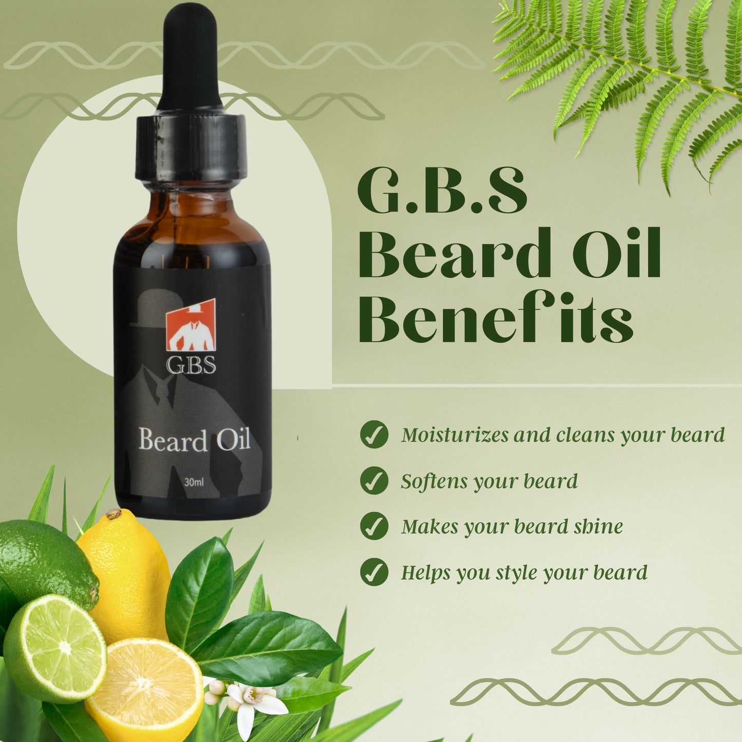 Gift Set GENTS - Complete Beard Grooming & Growth Kit – Beard Oil, Beard Growth Serum, Beard Balm, Boar Bristle Brush, Wood Beard Combs, Folding Comb, Mustache Comb, Scissors and Mesh Travel Bag