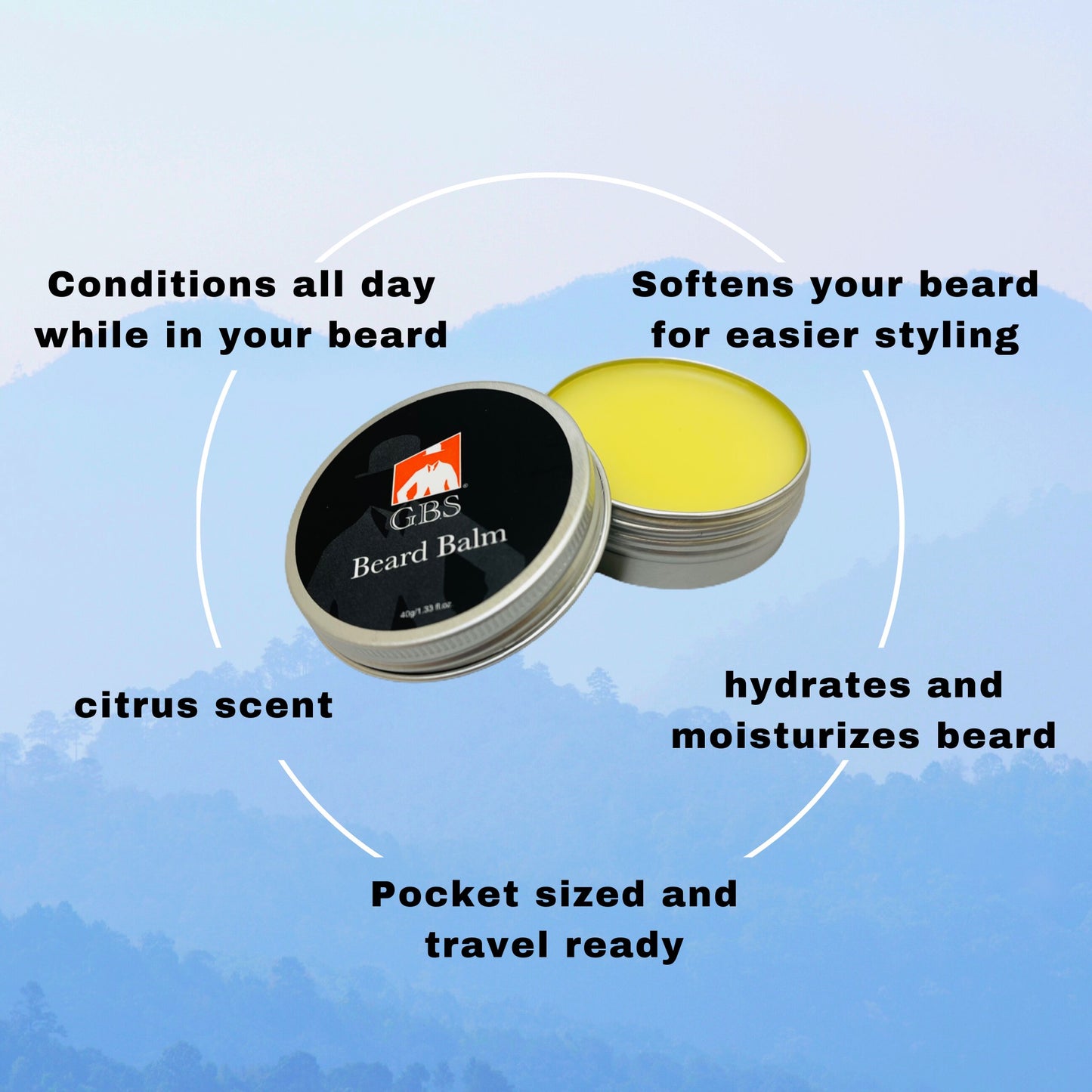 Gift Set GENTS - Complete Beard Grooming & Growth Kit – Beard Oil, Beard Growth Serum, Beard Balm, Boar Bristle Brush, Wood Beard Combs, Folding Comb, Mustache Comb, Scissors and Mesh Travel Bag