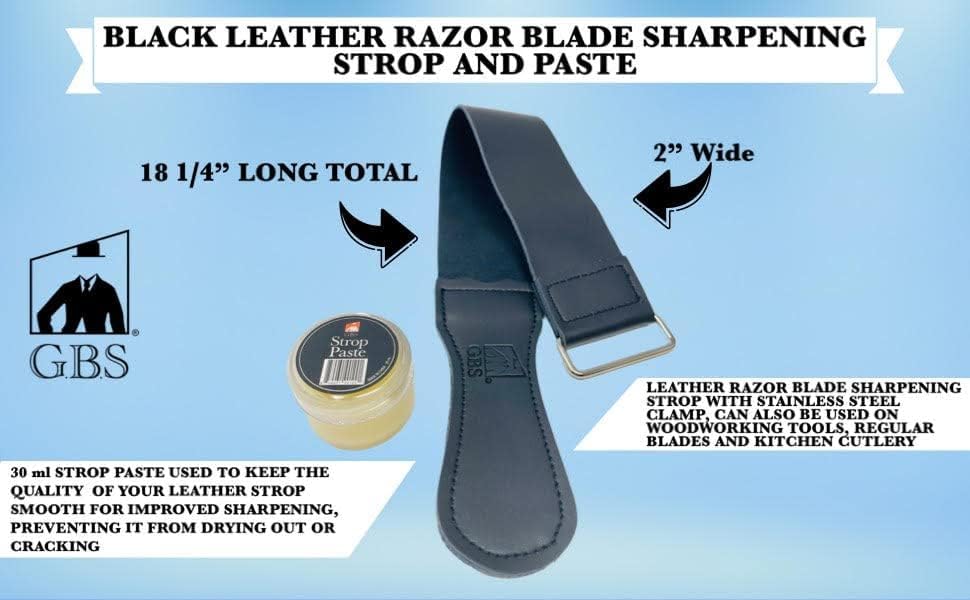 GENTS Complete Professional Wet Shave Kit Shaving Set- Shave Box Includes 5/8" Inch Carbon Steel Straight Razor with Wooden Handle, Synthetic Hair Shave Brush, Wood Shave Soap Bowl